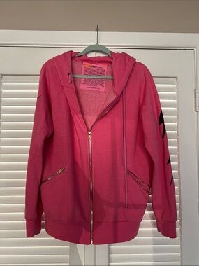Aviator nation zip up hoodie size Large
